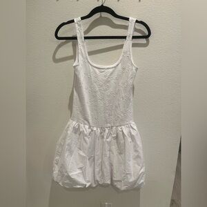 ZARA EMBROIDERED BALLOON DRESS